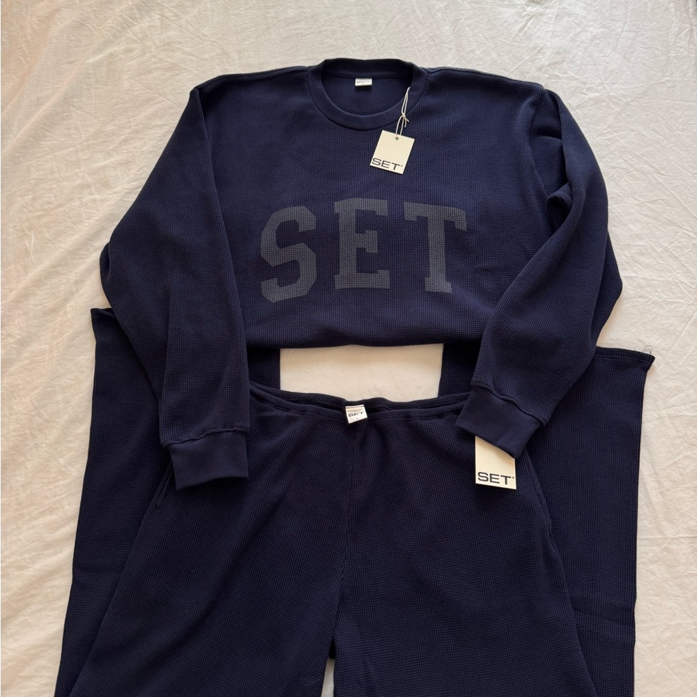 SET Active Tether Waffle Knit Set from Above The Clouds